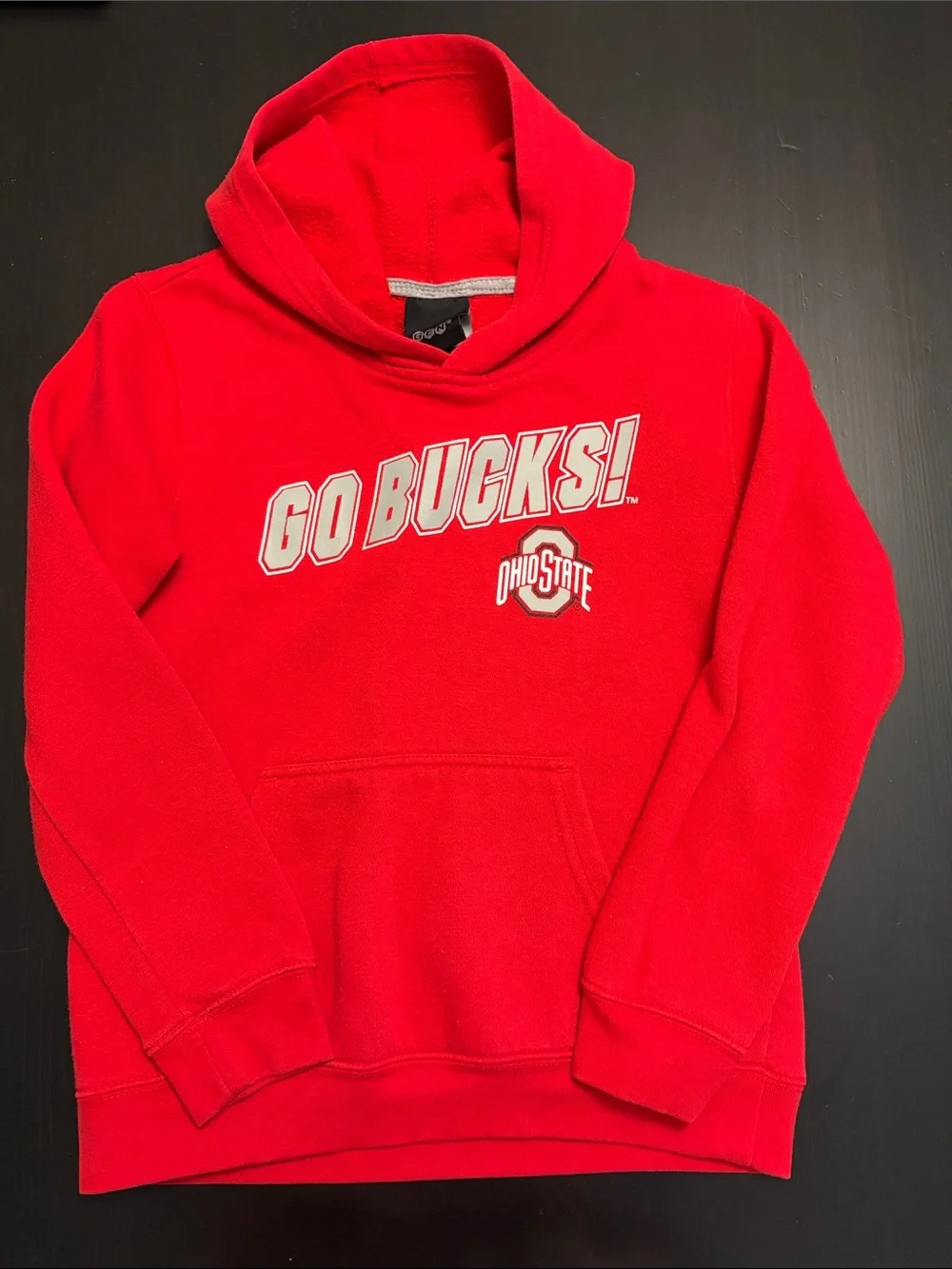 Kids' Red 'Go Bucks!' Hoodie